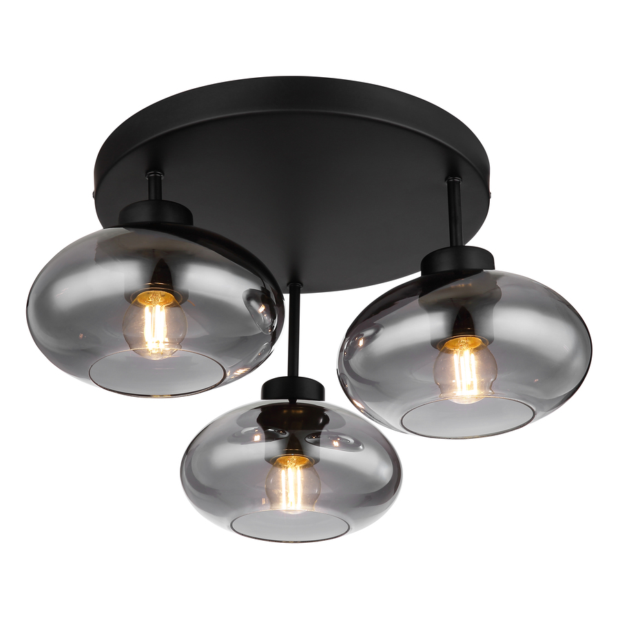 Deckenleuchte Shaun Metall, 3-flammig