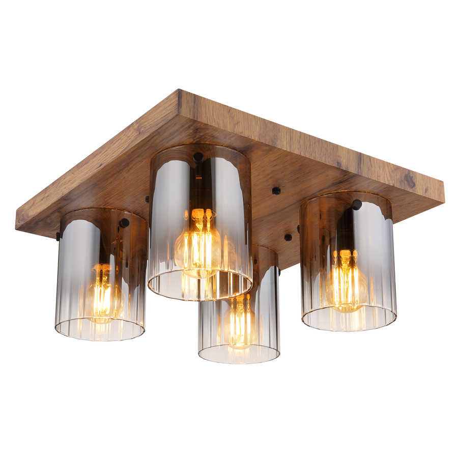 Deckenleuchte Underwood MDF, 4-flammig