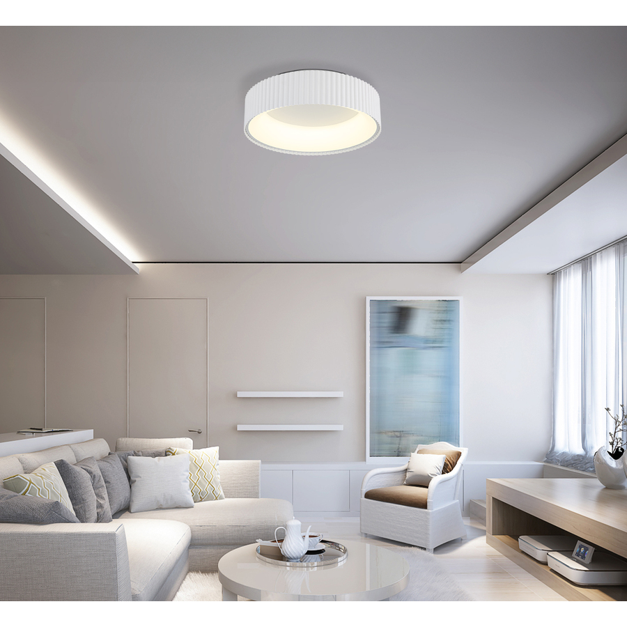 LED-Deckenleuchte Kemp Metall