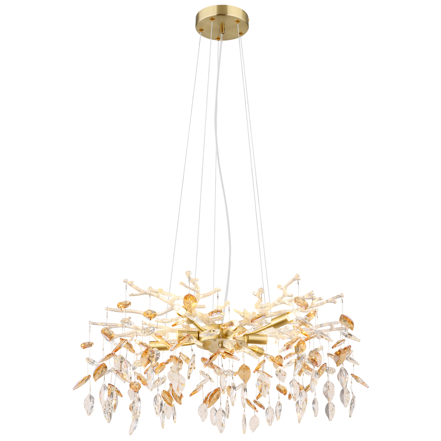 Kronleuchter Danna, Metall gold