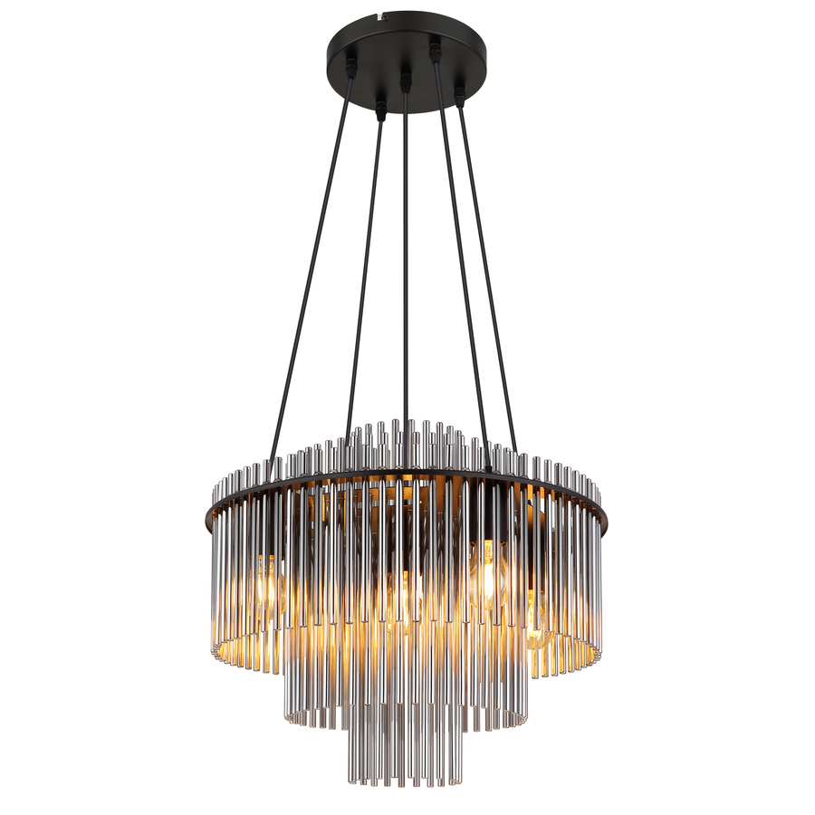 Hängeleuchte Gorley, rauch Ø 50 cm