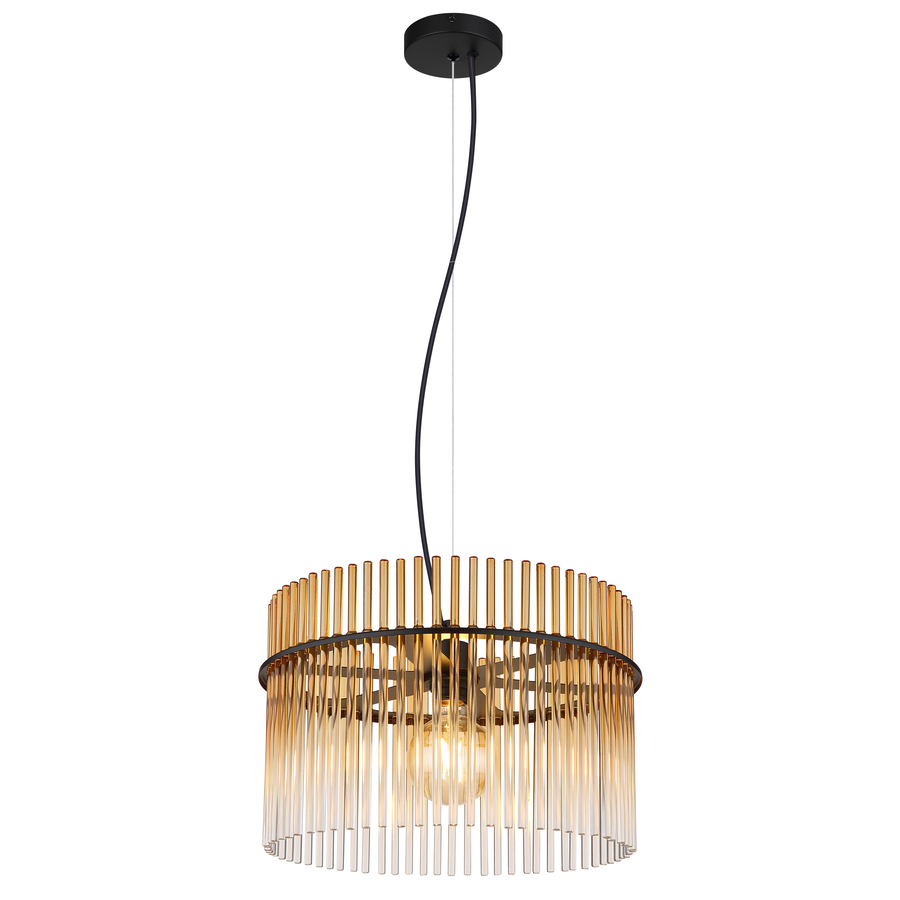 Hängeleuchte Gorley, amber Ø 40 cm